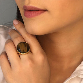 GOLD PLATED RING