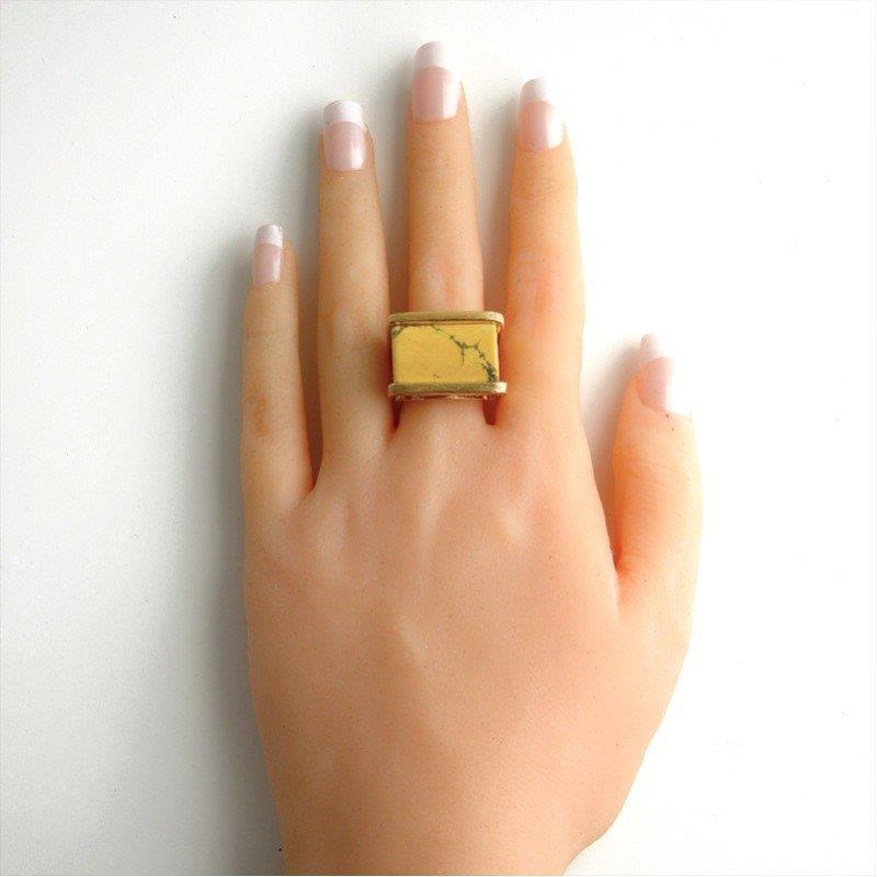 GOLD PLATED RING