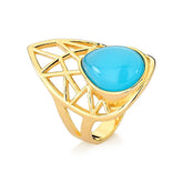 GOLD-PLATED RING