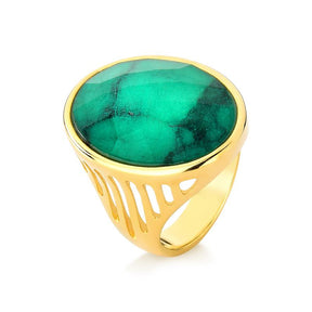 GOLD PLATED RING