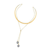 GOLD PLATED CHOKER - NECKLACE