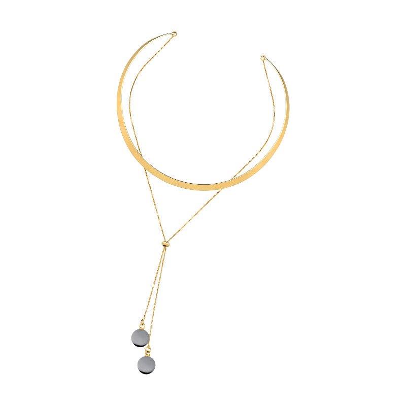 GOLD PLATED CHOKER - NECKLACE