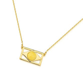 GOLD PLATED PENDANT - NECKLACE