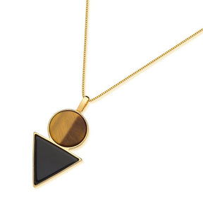 GOLD-PLATED PENDANT - NECKLACE