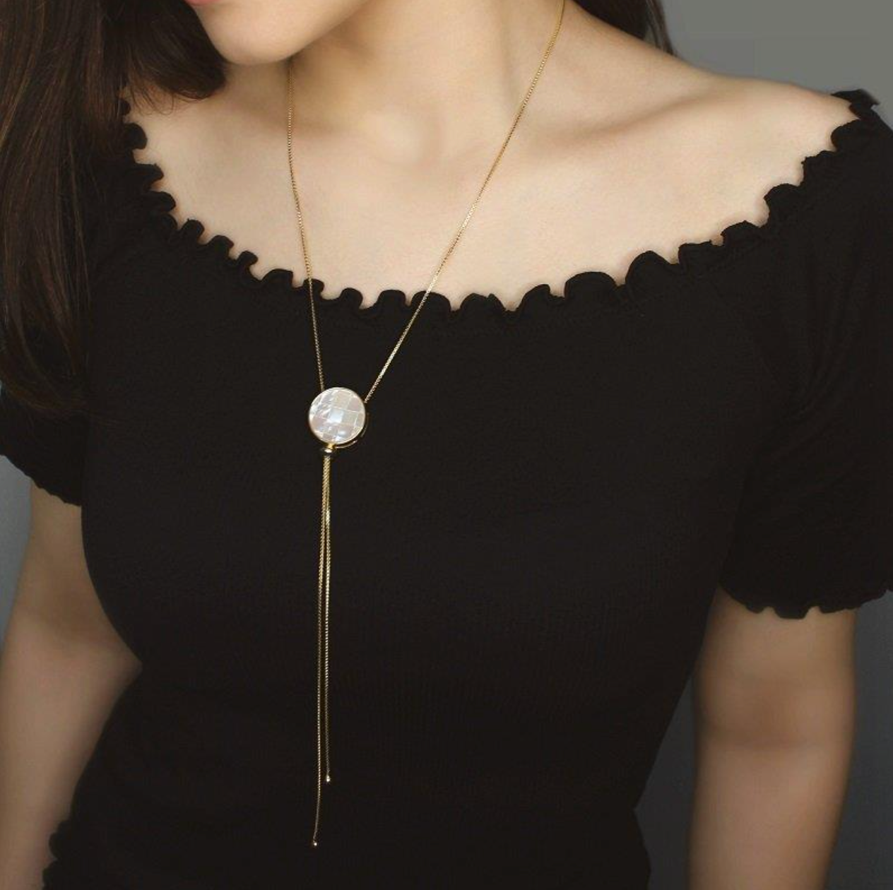 GOLD-PLATED PENDANT - NECKLACE