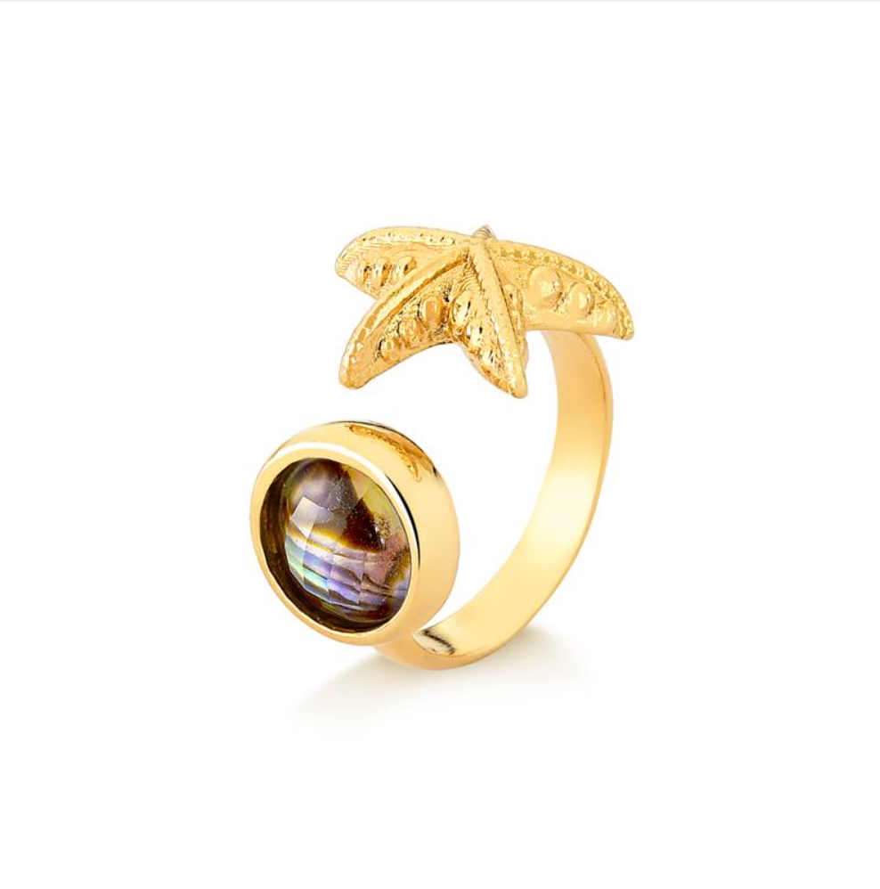 GOLD PLATED RING